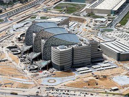 Vista aérea del hospital de Sidra.