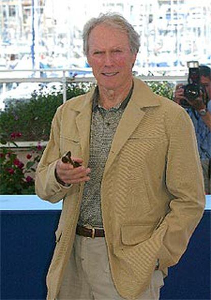 Clint Eastwood, ayer en Cannes.