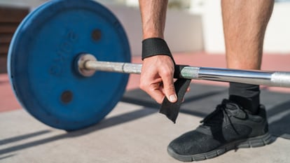 These grip tapes improve the stability of the bar.  GETTY IMAGES.