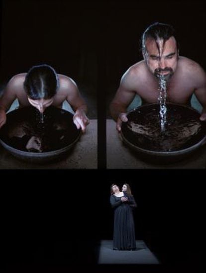 Un momento del 'Tristán e Isolda' del Teatro Real.