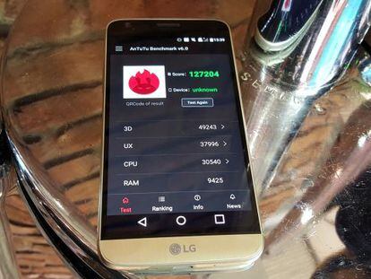 El LG G5 muestra sus credenciales en la prueba AnTuTu