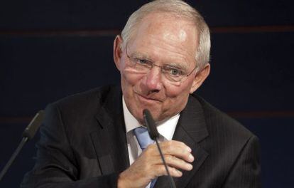 El ministro de Finanzas alem&aacute;n, Wolfgang Sch&auml;uble.