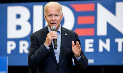 Joe Biden en Rock Hill, Carolina del Sur.