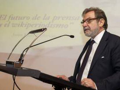 El presidente ejecutivo del Grupo Prisa, Juan Luis Cebrián. EFE/Archivo