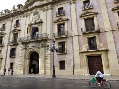 Fachada del Tribunal Superior de Justicia de la Comunidad Valenciana. 