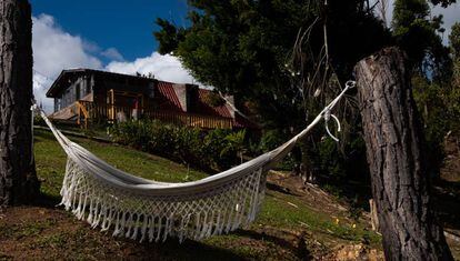 Una de las casas de huéspedes con jardín en El Pretexto.