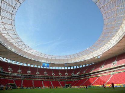 El estadio Man&eacute; Garrincha, en Brasilia