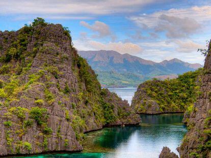 La isla filipina de Corón, en el archipiélago de las Calamianes, al norte de Palawan.