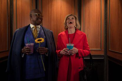 Andre Braugher and Christine Baranski, in season six of The Good Fight.