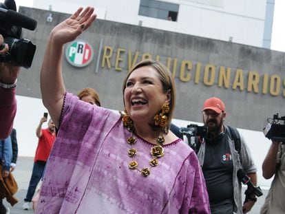 Xóchitl Gálvez en Ciudad de México, el pasado 4 de julio.