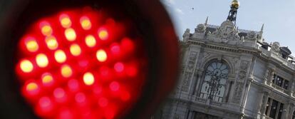 Fachada de la sede del Banco de Espa&ntilde;a en la plaza de Cibeles de la capital.