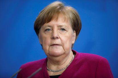 La canciller alemana, Angela Merkel, la semana pasada en Berlín.