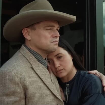 Leonardo DiCaprio y Lily Gladstone, en 'Los asesinos de la luna'.