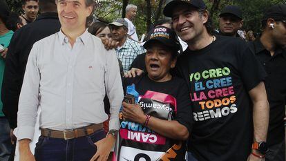 Federico Gutiérrez durante su cierre de campaña en Medellín, el 22 de octubre.