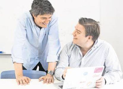 Juan Antonio Rullán y Alfonso Sáinz de Baranda, cofundadores de Bnext 
