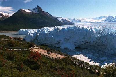 Imagen del glaciar Perito Moreno, en la provincia de Santa Cruz, uno de los destinos más solicitados en Argentina.