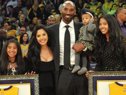 El exjugador de Los Lakers, que falleció este domingo junto a su segunda hija, tiene otras tres niñas junto a su esposa, Vanessa, con quien se casó a los 20 años
