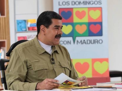 Maduro, en su programa de radio y televisi&oacute;n.