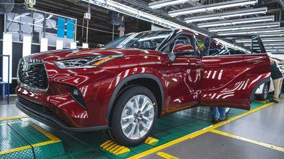 Línea de producción de la planta de Toyota en Princeton, Indiana (Estados Unidos)