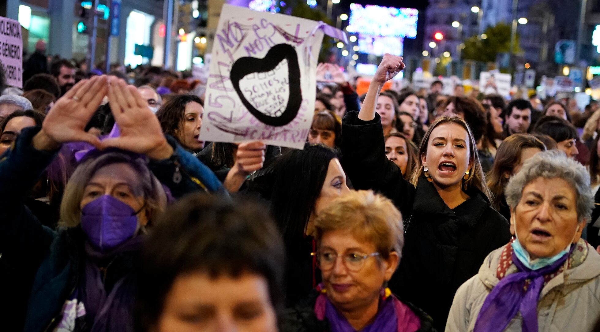Las manifestaciones del 25N por el Día contra la violencia machista en ...