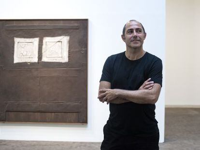 Carles Guerra, nuevo director de la Fundaci&oacute;n T&agrave;pies, ayer en el museo.