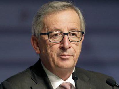 El presidente de la Comisi&oacute;n, Jean-Claude Juncker, el pasado jueves en Riga (Letonia).