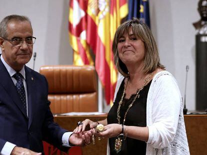 La nueva presidenta de la Diputación de Barcelona, Núria Marín.