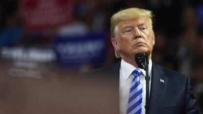 El presidente Donald Trump durante un mitin en Virginia Occidental. / CRAIG HUDSON (AP)