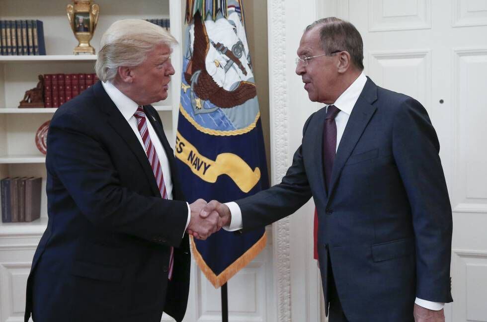 Trump y Lavrov, el ministro de Exteriores ruso