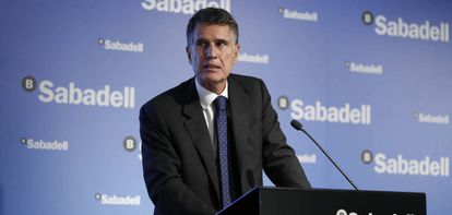 Jaume Guardiola, consejero delegado de Banco Sabadell.