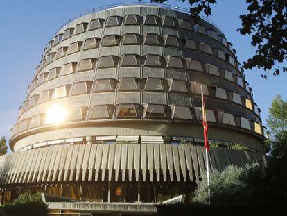 La sede del Tribunal Constitucional, en Madrid.
