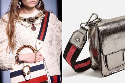 Zara y su inspiración en los bolsos de Gucci.