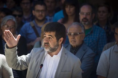 Jordi S&agrave;nchez, despr&eacute;s del nomenament.