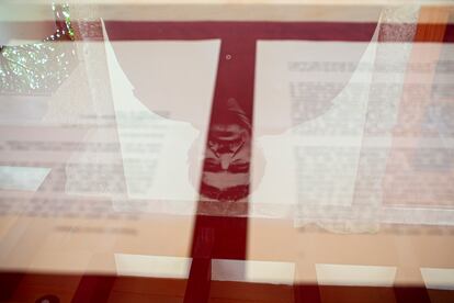 Detalle de la exposición, en la Casa de la Literatura Gabriel García Márquez.