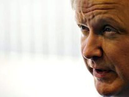 El vicepresidente de la Comisi&oacute;n Europea (CE), Olli Rehn. 