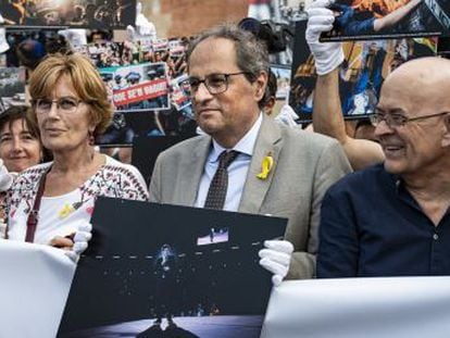 Torra ha pedido a Sánchez que en vez de amenazar exponga su proyecto político