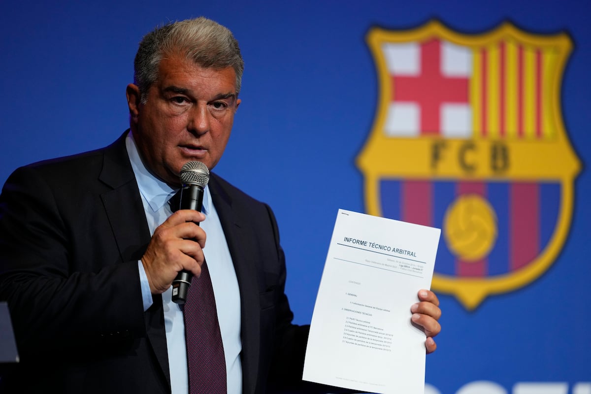 Joan Laporta, sobre el ‘caso Negreira’: “Ni se han comprado árbitros ni se ha influido en los árbitros” |  deportados