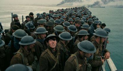 Recreación de la evacuación de Dunkerque perteneciente a la película de Christopher Nolan.