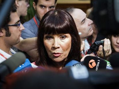  La nueva presidenta del PSOE, Micaela Navarro.