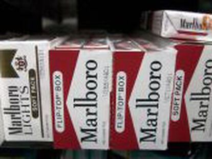 Cartones de la marca Marlboro de Philip Morris.