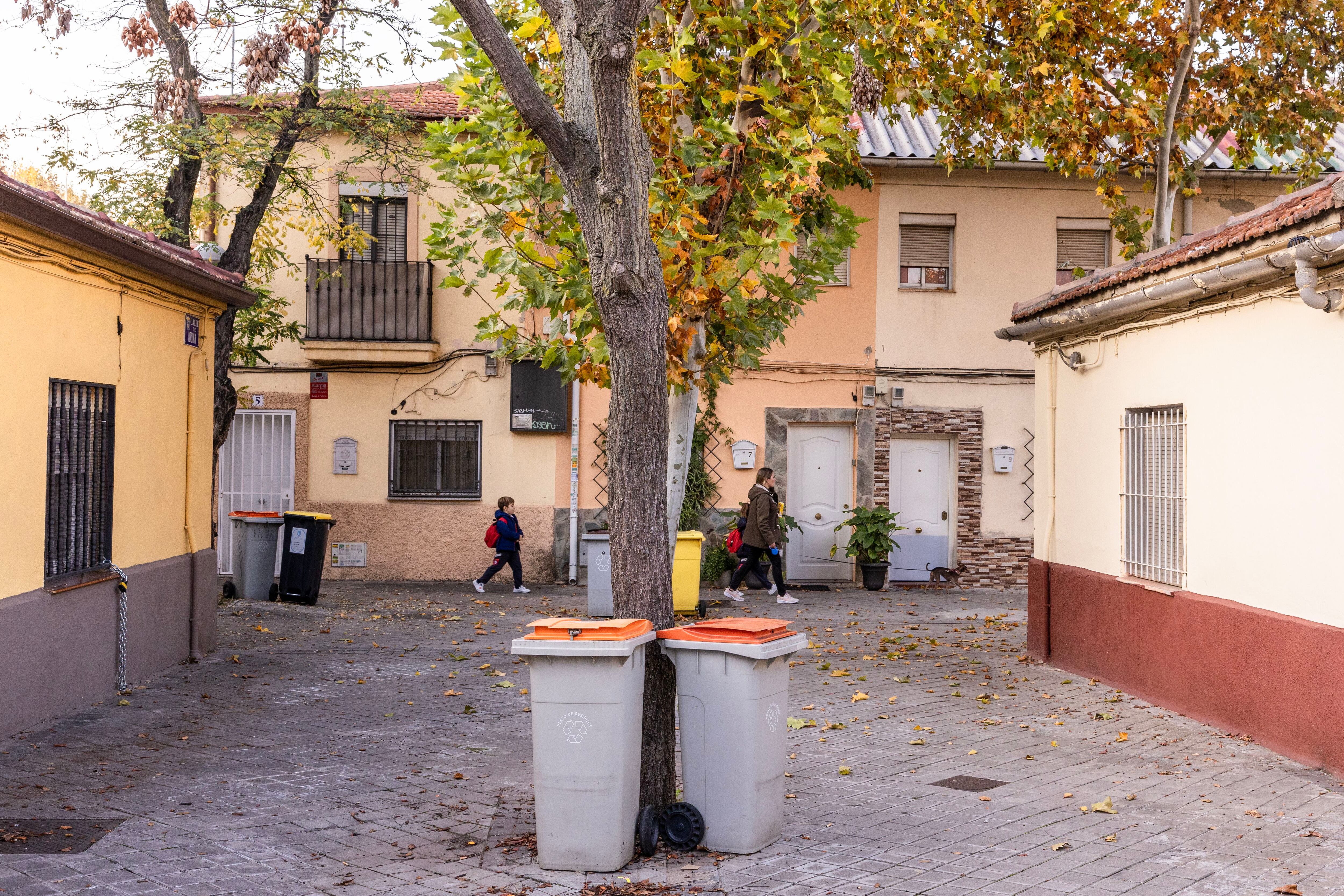 Viviendas unifamiliares en la colonia Sámbara de Madrid.
