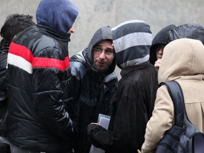 Ra&uacute;l Garc&iacute;a P&eacute;rez, de 34 a&ntilde;os, a su llegada a la Audiencia Nacional. 