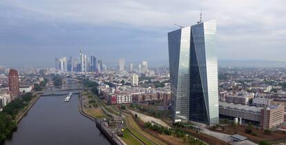 Sede del Banco Central Europeo en Fráncfort.