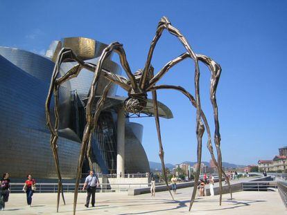 El museo Guggenheim en Bilbao, País Vasco.