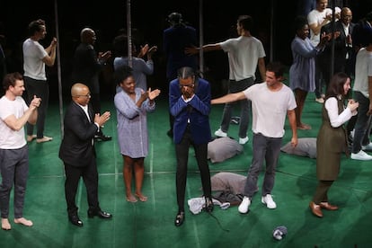 El estreno de la obra 'Slave Play', en el Golden Theatre de Nueva York, en 2019.