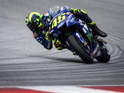 Rossi, en la sesión de clasificación de este sábado en Spielberg. 