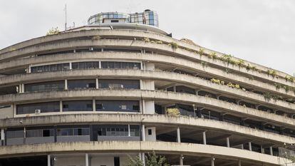 Vista del centro de detención gubernamental de El Helicoide, en Caracas.