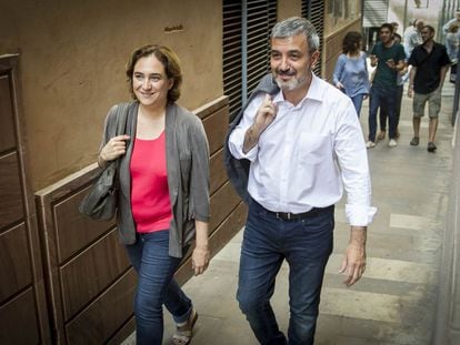 Ada Colau i Jaume Collboni.