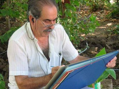 Cristóbal Aguilar Barea, artista de 'Estampa Popular'.