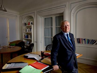 Jacques Delors, político francés y presidente de la Comisión Europea entre 1985 y 1995, en París, en septiembre de 2009.